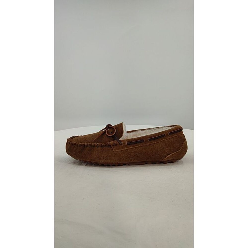 Quince Women Australian Shearling Moccasin Slipper Pecan Shoes 8